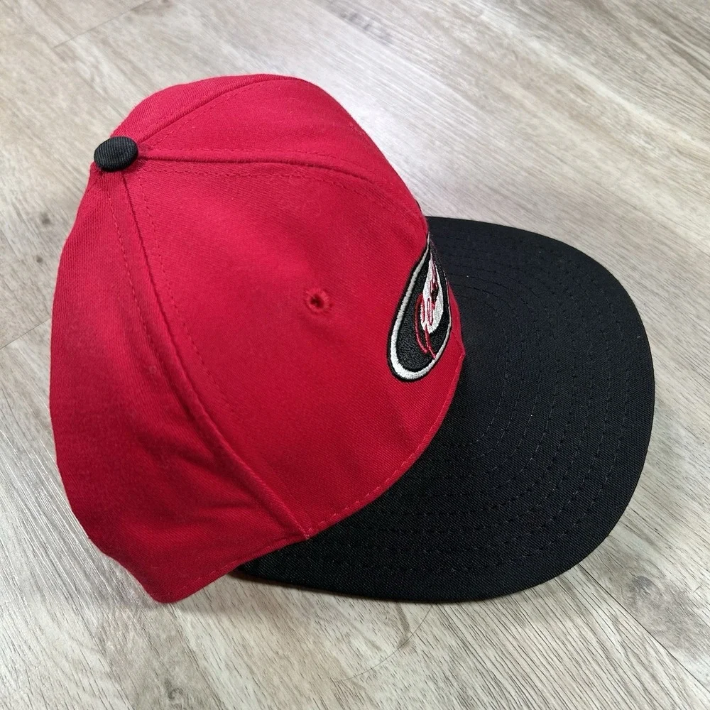 VTG Georgia Bulldogs Snapback Hat College AJD Red Black Wool Cap USA